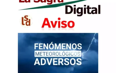 Aviso amarillo en la tarde-noche de hoy por fuertes vientos y lluvias